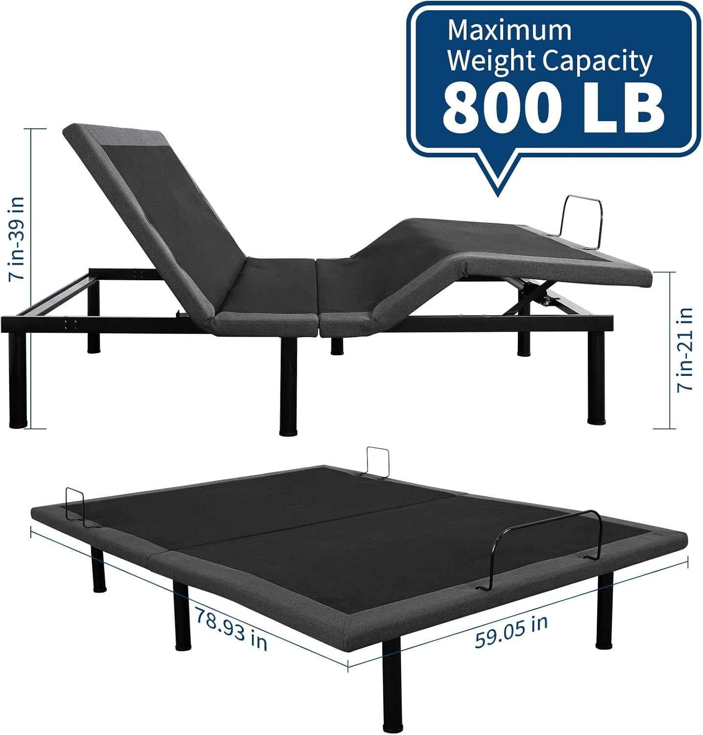 With Massage, Remote Control,usb Ports & Head-foot Incline