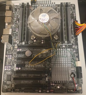 Gigabyte GA-X79-UP4 Motherboard/CPU/RAM/Cooler Combo i7 4820k 16GB DDR3 Tested