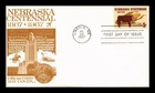 DR JIM STAMPS US COVER NEBRASKA STATEHOOD CENTENNIAL FIRST DAY ISSUE