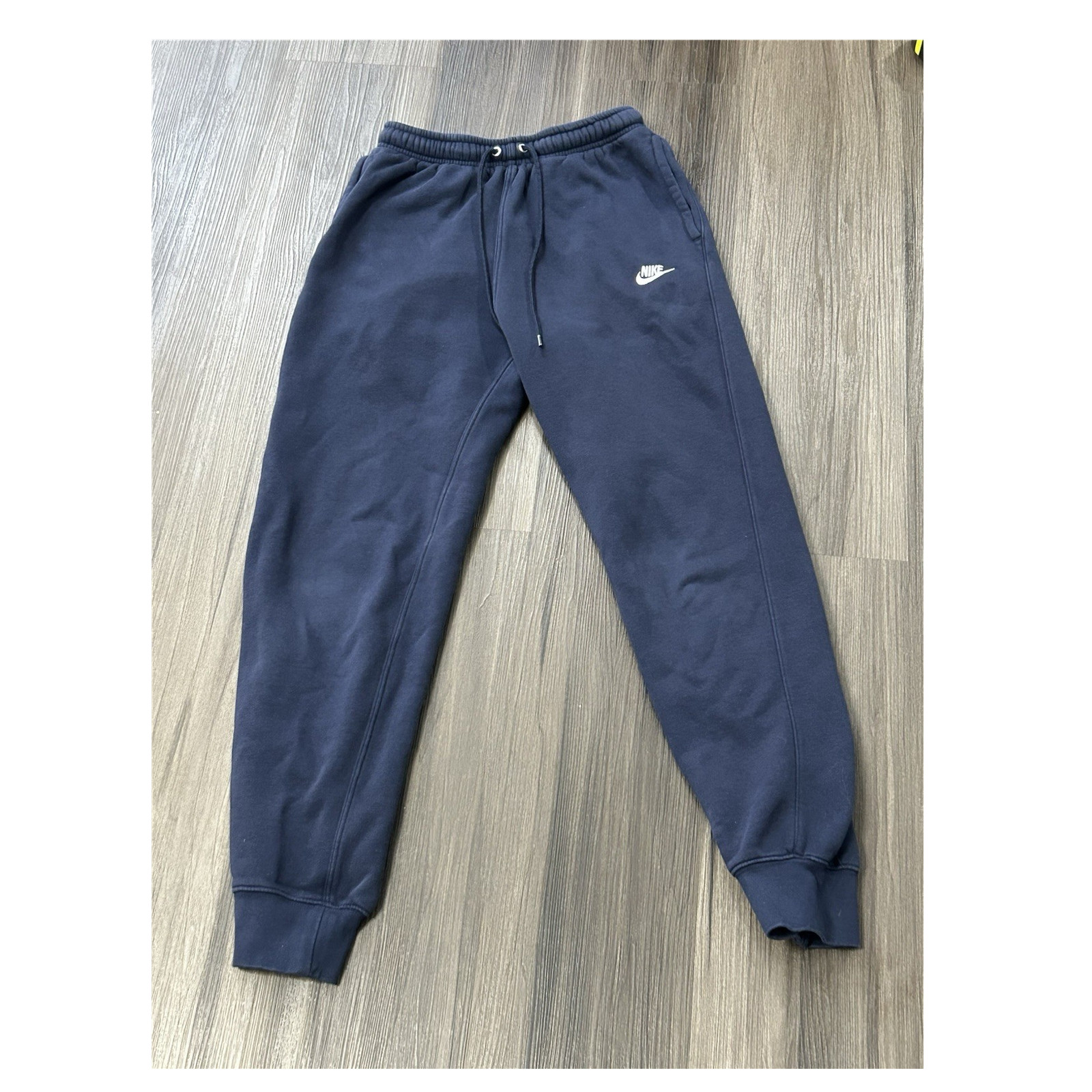 Nike Men's Navy Jogger Sweatpants Size XS Fleece Drawstring