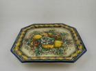 Vintage Caltagirone Pottery Italy Hand Painted Wall Plate Signed By E. Margarone — photo 10