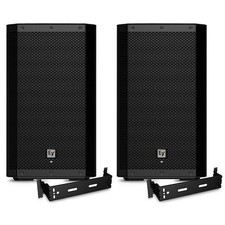 ElectroVoice ZLX12P G2 Powered Speaker Pair With Wall Brackets