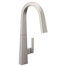 Moen Nio S75005SRS Pull Down Kitchen Faucet,Spot Resist Stainless NEW