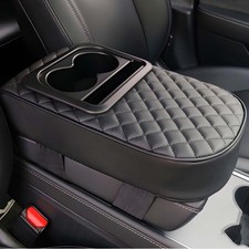 Armlehne Abdeckung Kissen Pad Für Audi Q2 Q3 Q4 Q5 Q7 Q8 R8 E-Tron Schwarz