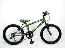 Professional Camo 18" Wheel Boys Kids Bike Camouflage Army Green 6 Speed Age 6 +