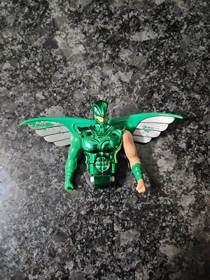 Flashback Vintage Kenner Silverhawks Figure Green No Legs