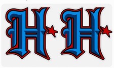 FOOTBALL Houston Texans Alternate H Decal Set FULL SIZE Decals