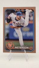 Topps 2024 Update Series David Peterson #US104 Gold Parallel New York Mets Card
