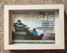 Oasis Knebworth used Gig Ticket Stub Saturday 10th August 1996 Concert decent