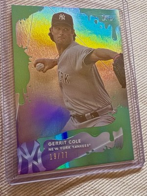2020 Topps X Steve Aoki Gerrit Cole #8 Blue Frosting /77 MINT AOKI ART