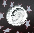 2000 Silver Proof Dime Roosevelt Deep Cameo 90% Silver Gem .072 oz Silver 0.9