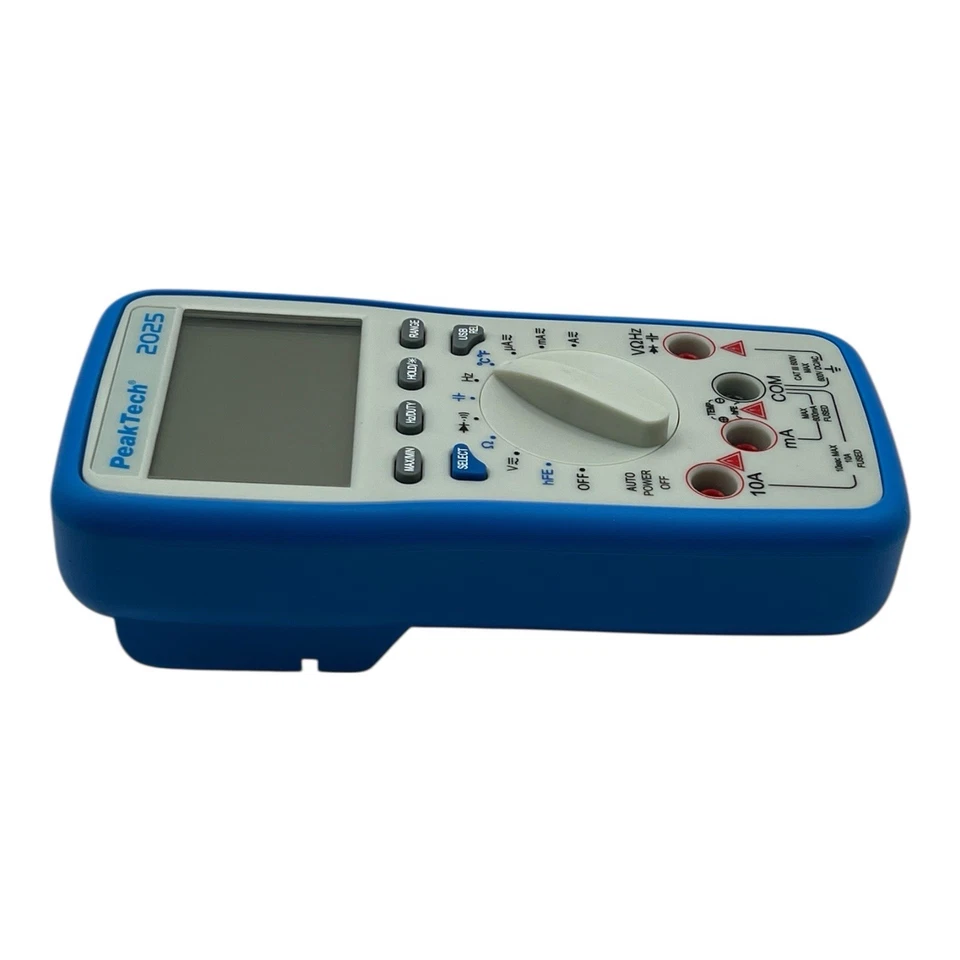 PEAKTECH True RMS Multimeter, P 2025 A, 1000 V AC/ DC, 10 A AC/ DC, USB - Bild 2 von 4
