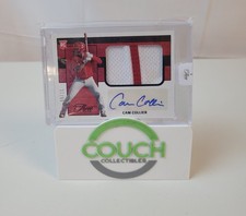 2023 Panini Three and Two /10 Cam Collier Auto Rookie Jersey Autographs Reds
