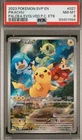 Pokemon TCG Pikachu 027 Pokemon Center Stamped Promo Paldea Evolved PSA 8 NM-MT