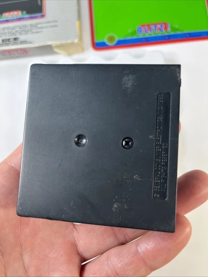 Blitz! Football Vectrex w Box Overlay Tray Cart Tested Works Pls Read no manual - Image 4 of 4