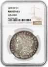 1878 CC Carson City $1 Morgan Silver Dollar NGC AU Details Cleaned Coin