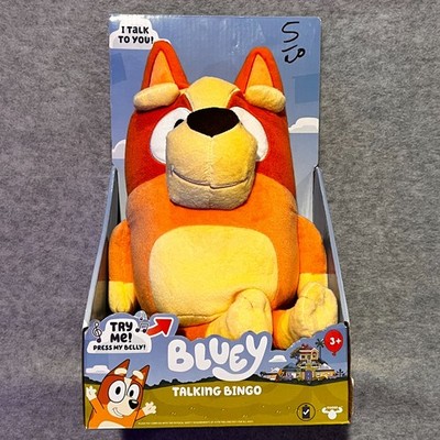 Bluey Talking Bingo Plush Toy NEW In Box Tested Working Moose Toys w/ Sound