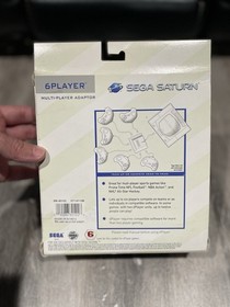 Sega Saturn 6 Player Multitap - New   Open Box CIB W/ Reg Card & Paperwork