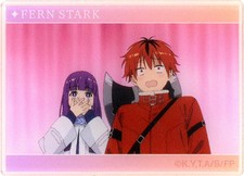 FERN STARK Acrylic Trading Card Sticker Fern Seal Free Ren Scene Animation