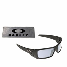 OAKLEY GASCAN SUNGLASSES CERAKOTE COBALT GREY / BLACK IRIDIUM 53-113 C900767