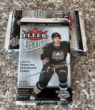 Two (2) Packs - 2005-06 Fleer Ultra Hockey 8 card pack- Crosby+Ovi RC's??