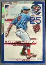2025 Panini Prospect Edition Ixan Henderson #86 Holo Ticket Blue Ice /299