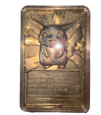Burger King 1999 23 k gold plated pokmon cards | eBay Burger King 1999 23 k gold plated pokmon cards | eBay