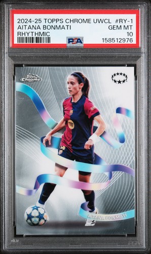 Aitana Bonmati #RY-1 2024 Topps Chrome UEFA Women’s Champions League Rhythmic card