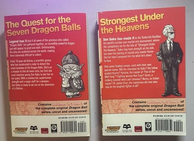 LOT OF 6 Dragon Ball 3-in-1 Edition Vol 1-18 English Manga Viz