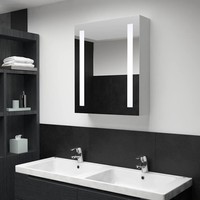 Led-Bad-Spiegelschrank | Badezimmerschrank | Spiegel | Wandschrank | 50X13X70Cm