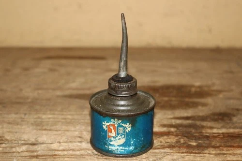 Vintage Maytag Motor Washing Machine Metal Handy Oiler Oil Can Sign