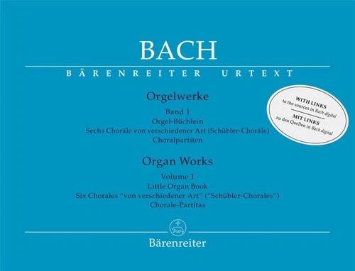 Organ Works Volume 1: Orgelbüchlein Organ Music Bach Baerenreiter Germany
