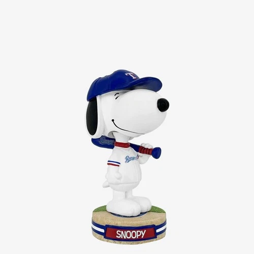 Snoopy Texas Rangers Peanuts Mini Bighead Bobblehead MLB Baseball