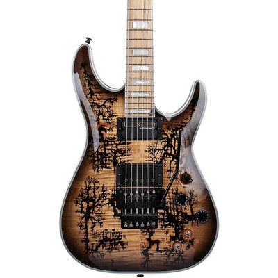 Schecter C1 FRS ElectroResin Electric Guitar  Natural with Black Burst