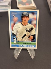 2025 Topps Heritage - Ben Rice (RC) High Number SP #406 ⚾️⚾️YANKEES