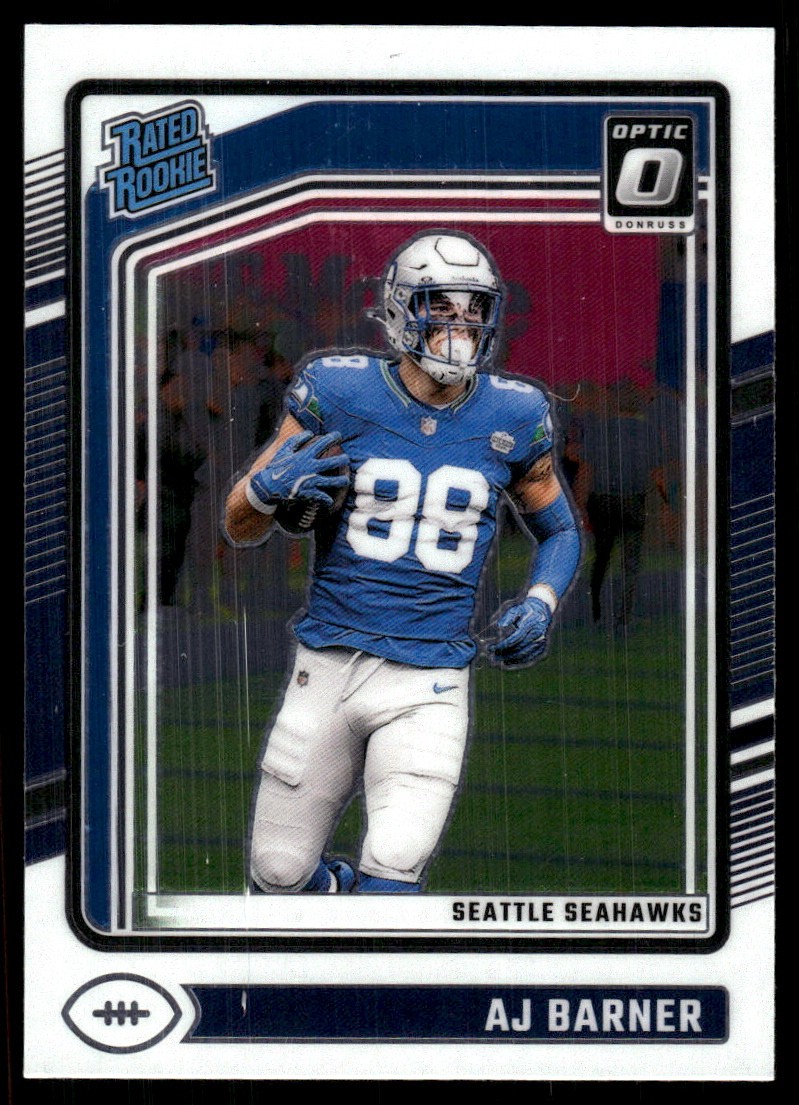 AJ Barner Panini Donruss Optic #204 Base