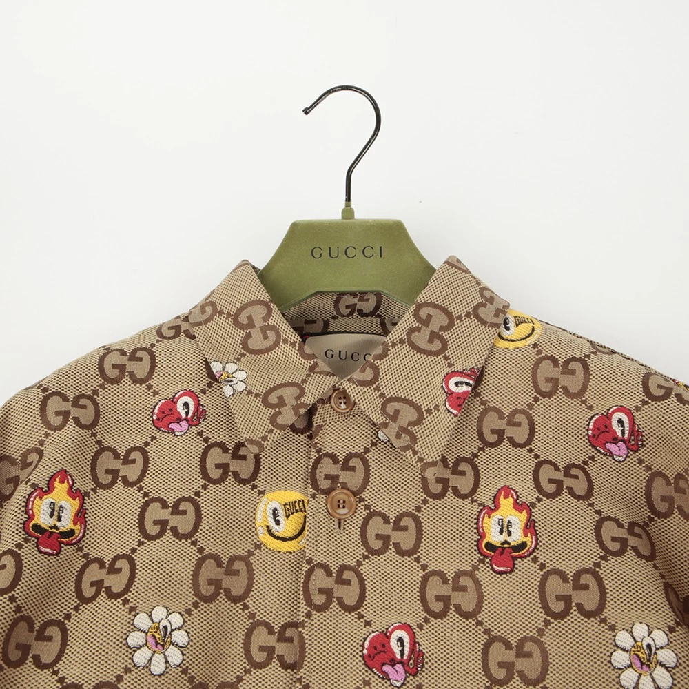 Giacca di tela Gucci Maxi GG 52 121055137