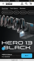 GoPro Hero13 Black Action Camera. Brand new in box. 400$