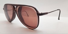 Vintage Anthony Martin Brown Pilot Sunglasses FRAMES ONLY Japan