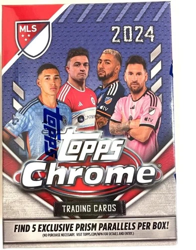 2024 TOPPS CHROME MLS SOCCER BLASTER BOX