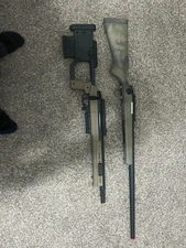 EMG Helios bolt action rifle  and Well MB 03 