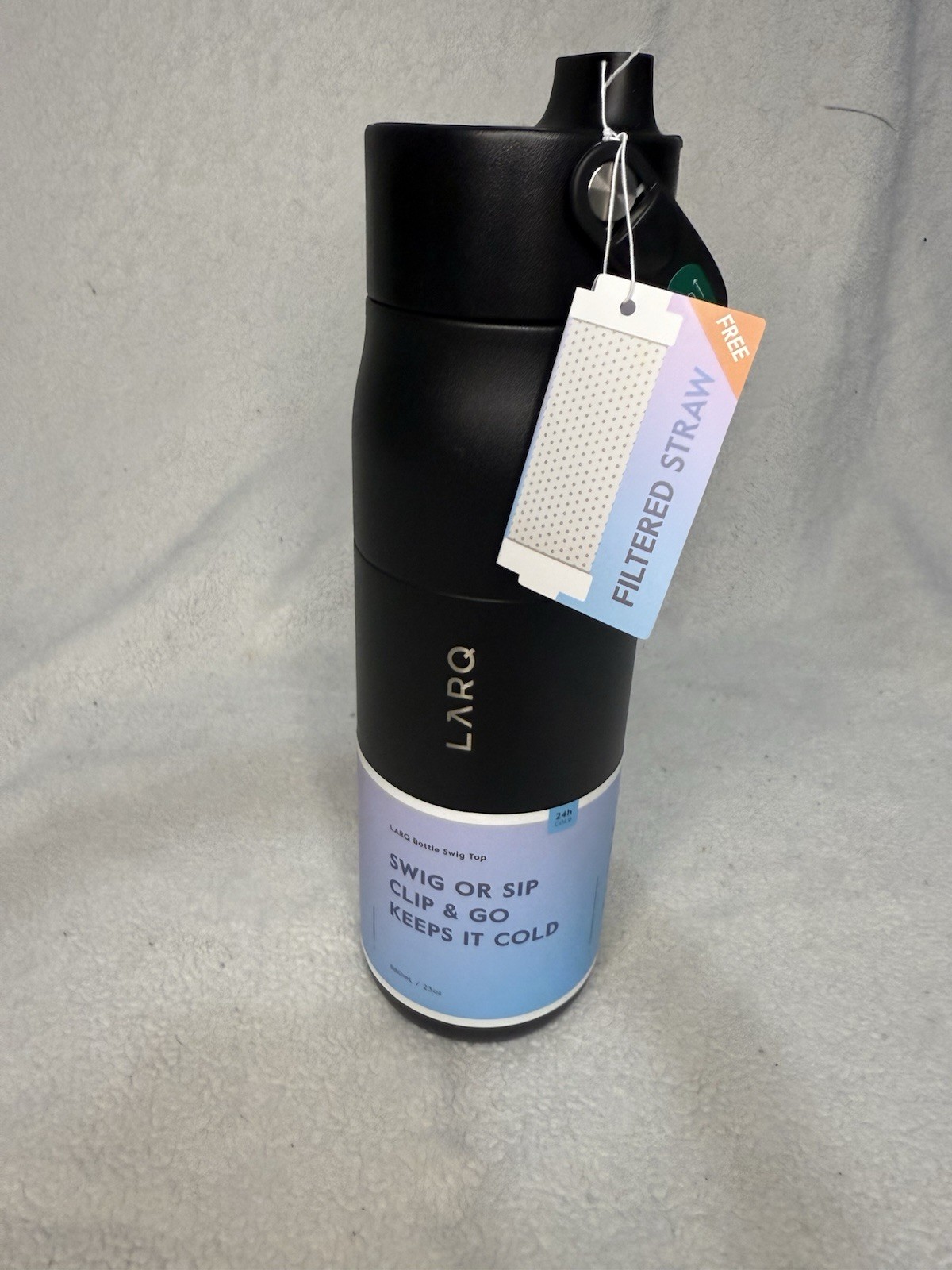 LARQ Bottle Swig Top 23oz Insulated Stainless Steel Water Bottle with
