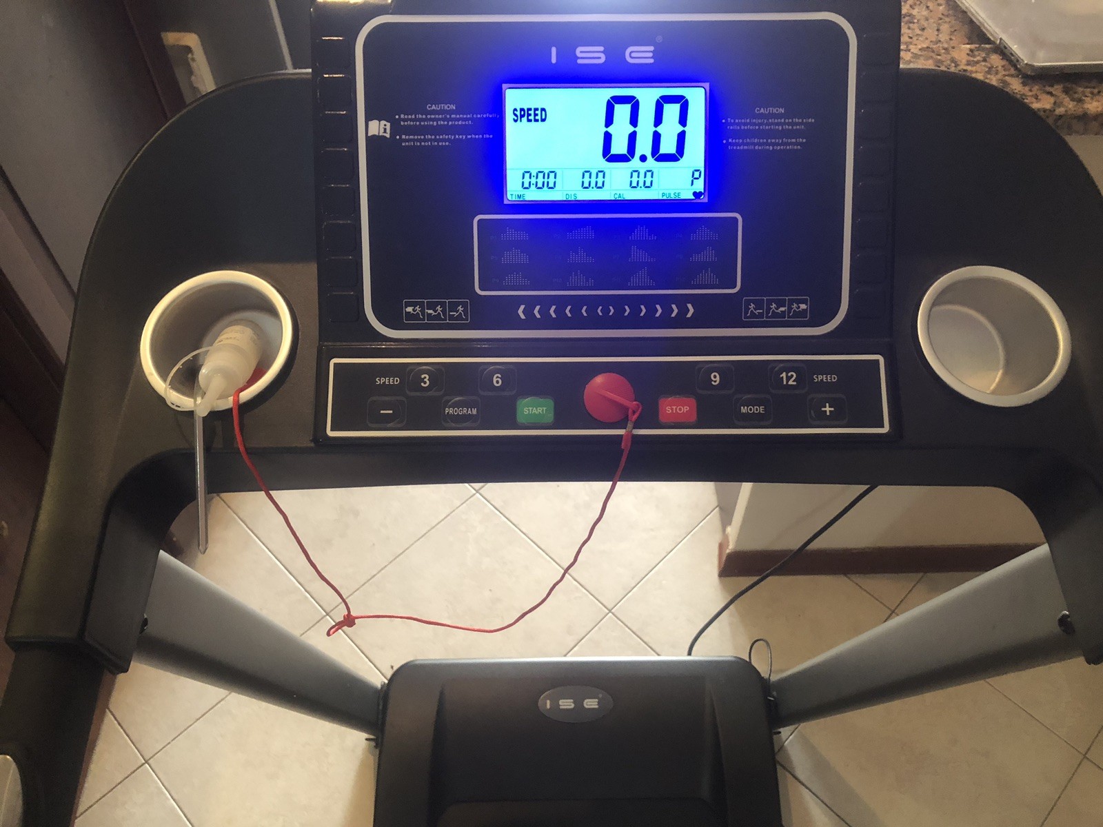 Tapis roulant elettrico pieghevole nuovo foto 4