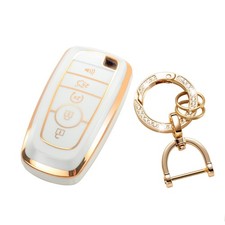 for Ford Key Fob Cover, Key Case Protection Shell Compatible with F Edge Esca...