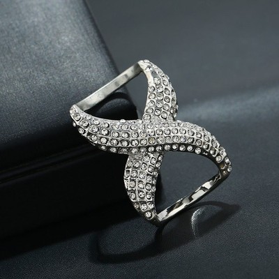 2 Pcs Schmuckgeschenk Ringclip Für Schalstyling Halstuch Klammer Schal-Clip