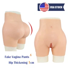 Silicone Fake Vagina Pants Hip Enhancer HipShaping For Transgensers Crossdresser