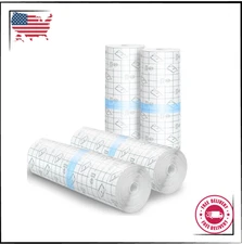 Tattoo Aftercare Waterproof Bandages, 4 Rolls 6” x 1.1 Yard, Transparent Healing