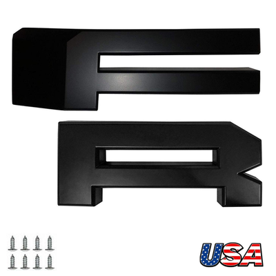 #ad Matte Black F amp; R Letters R Style Grill Replacement For Ford F150 2004 2008 NEW $5.16