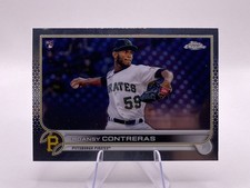 Roansy Contreras 2022 Topps Chrome #53 ROOKIE Pittsburgh Pirates Trading Card. rookie card picture