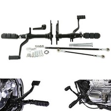 Black Forward Controls Linkage Set for Harley-Davidson XL 883 Sportster 00-03